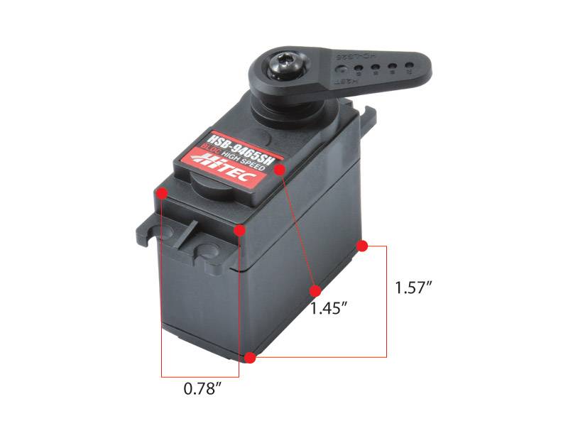Hitec HSB-9465SH High Speed Brushless Steel Gear Serv